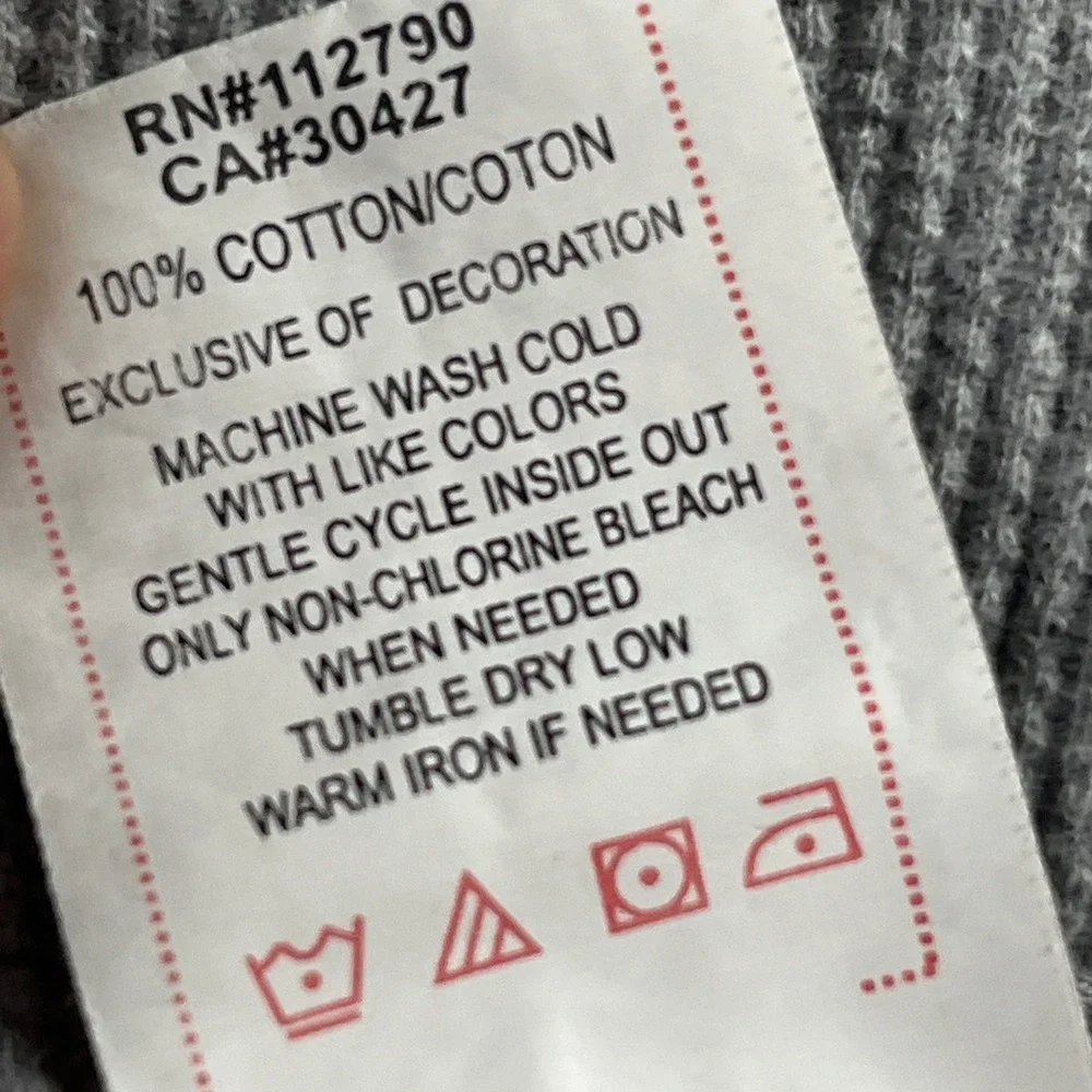True Religion Hoodie Men's‎ Medium Gray Full Zip Sweatshirt